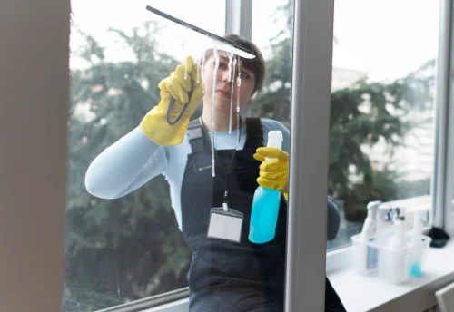 Nettoyage de vitres intérieures et extérieures à Rougeux